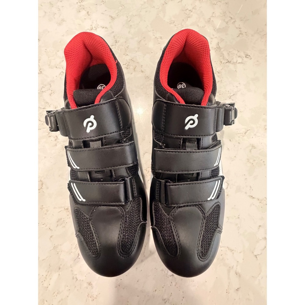 Peloton Cycling Shoes Black PLTN-01 Size 39 Men 7 / Women 8.5 Delta Cleats